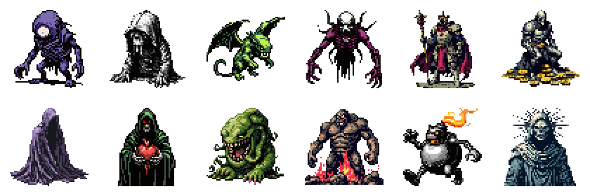The twelve Torments — woodcut bestiary